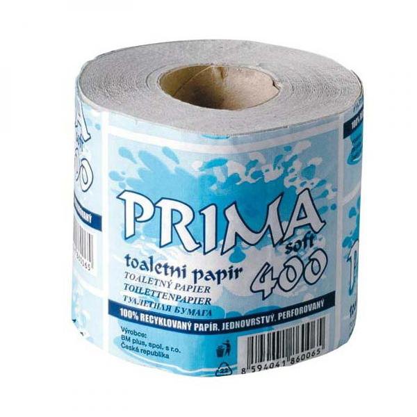 TP Prima 400 1V 35m | Papírové a hygienické výrobky - Toaletní papíry - Jednovrstvý TP Prima 400 1V 35m | Papírové a hygienické výrobky - Toaletní papíry - Jednovrstvý